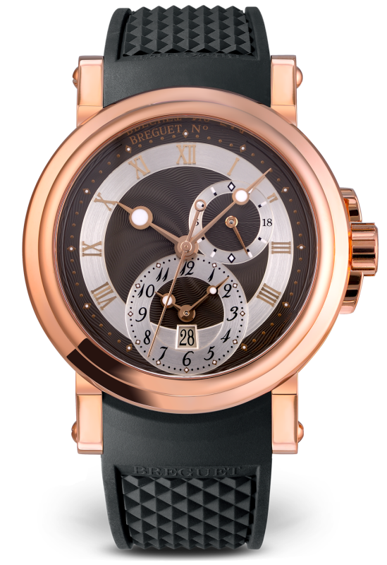 Швейцарские часы Breguet Marine Rose Gold Dual Time GMT 5857BR/Z2/5ZU