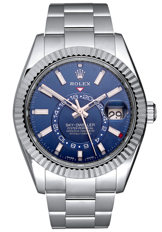 Rolex Sky-Dweller 42mm Steel and White Gold 326934-0003